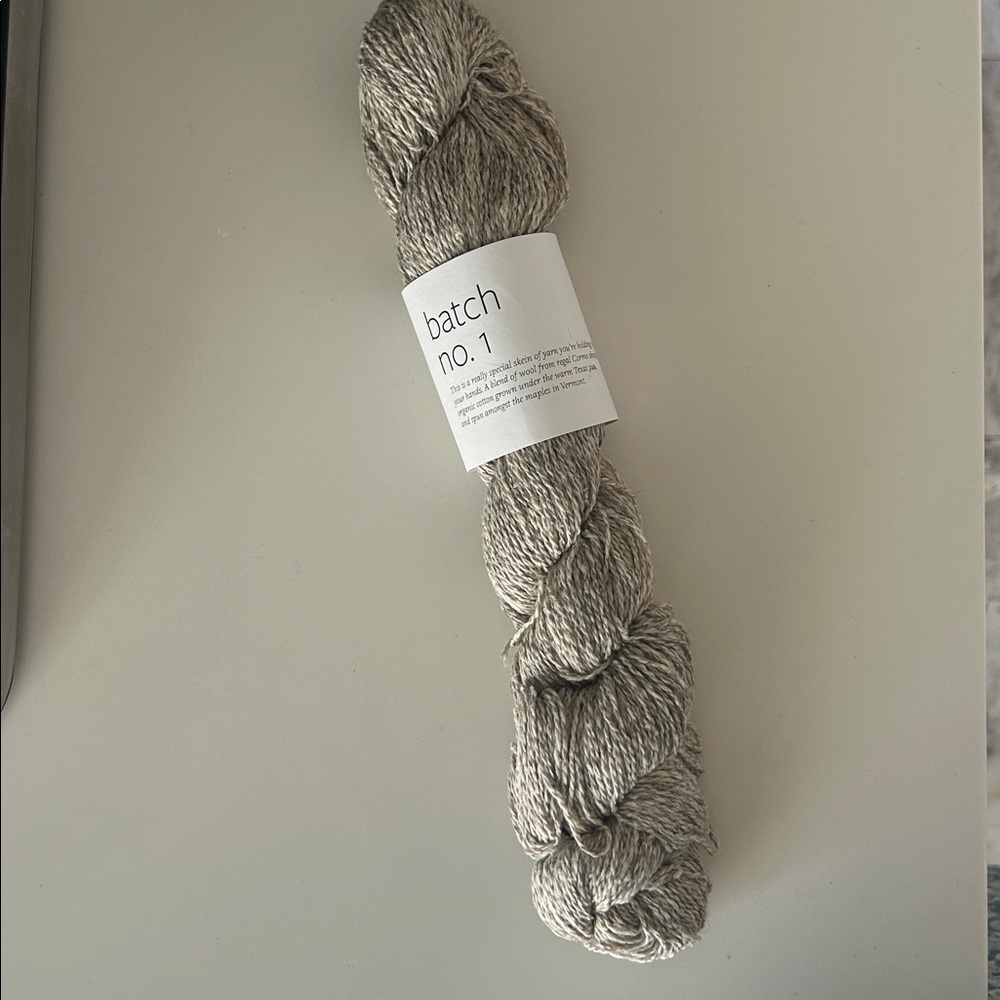 Batch No. 1 Yarn in Gray